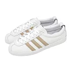 adidas 休閒鞋 Blanc W 女鞋 白 卡其 復古 皮革 膠底 愛迪達 JS1495