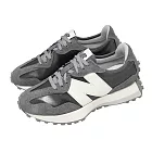 New Balance NB 休閒鞋 327 女鞋 灰 白 復古 麂皮 大N 紐巴倫 WS327GLB-B