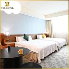 (電子票) 三重【丰居微風館】平日不指定四人房住宿券+免費延退1小時(MO25)【受託代銷】