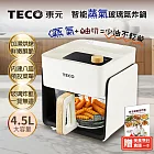 【TECO東元】智能蒸氣玻璃氣炸鍋/蒸氣炸鍋(XYFYB4201)