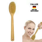 【FALLER 芙樂】德國製白豚鬃微SPA筋膜放鬆按摩刷深層肌膚放鬆(乾刷使用)