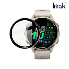 Imak GARMIN Forerunner 970 手錶保護膜 -透明黑邊