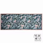 【收納職人】美式輕奢月映繁花四季通用沙發墊/沙發巾/三人坐墊/地墊/床邊毯/蓋布70*180cm_9款任選 鈴藍輕聲