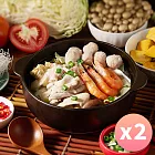 【紅豆食府】酸菜白肉鍋(1200g/盒)，兩盒免運組