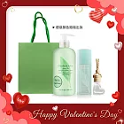 ARDEN 雅頓 綠茶香氛保養禮[身體乳(500ml)+淡香水(100ml)+愛心擴香掛飾]-附精品禮袋-國際航空版