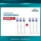 【Philips飛利浦】官方直營 智能超細抗敏刷頭3入(HX6053/93) (買一送一)