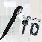 工業風大面板蓮蓬頭x1+水管-200cmx1