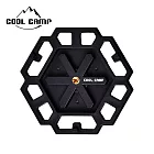 【COOL CAMP】黑化輕量便攜戶外露營置物架 迷你露營架 贈收納袋 露營 登山  野營