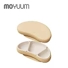 MOYUUM 韓國 白金矽膠 吸盤式 組合餐盤組 - 可頌系列-香蕉黃