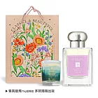 Jo Malone 玫瑰水與香草限定版香水(50ml)-贈香氛蠟燭75g+提袋-國際航空版