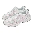 New Balance 中童鞋 530 寬楦 白 粉 休閒鞋 小朋友 NB 復古 運動鞋 P5304AU-W 19cm WHITE/PINK