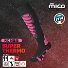 MICO 童 Primaloft 美麗諾羊毛滑雪襪CA2694/保暖/透氣/舒適 XS 573黑桃