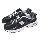 New Balance NB 休閒鞋 530 男鞋 女鞋 黑 復古 麂皮 NB MR530CC-D 23cm BLACK/WHITE