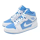 Nike 休閒鞋 Air Jordan 1 Mid SE 男鞋 白 藍 喬丹 AJ1 FZ2142-114 26.5cm WHITE/LEGEND BLUE