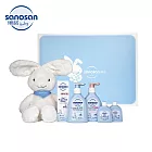 德國【珊諾sanosan】baby re:mind大耳兔潤膚保養彌月禮盒