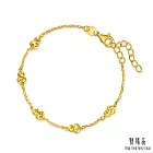 【點睛品】閃耀五福 黃金手鍊_計價黃金