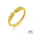 【點睛品】歲歲有金 黃金戒指_計價黃金(港圍13)