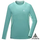 【ATUNAS 歐都納】男款環保再生循環長袖T恤/吸濕排汗快乾/抑菌抗臭/大尺碼A1TS2517MC- M 霧綠/深綠