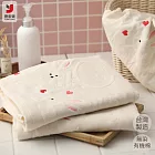 【雲御織】MIT台灣製 彌月首選 無染 有機棉 兔子 紗布 浴巾