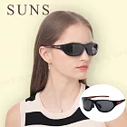 【SUNS】運動偏光墨鏡 Polarized休閒墨鏡 包覆性好 可調式鼻墊 抗UV400 防眩光
