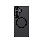 QinD SAMSUNG 三星 S26系列 隱砂磁吸保護殼 手機殼 支援MagSafe -黑色-S26