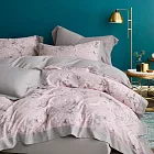 《DUYAN 竹漾》台灣製 奧地利天絲雙人加大床包被套四件組 / 慕花輕夢