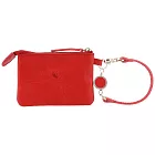 Kissora Tokyo ｜日本職人手工 卡片零錢包/通行證套 紅色