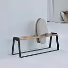 【H&R安室家】台製簡約質感鞋架/拖鞋架 SH74  白色