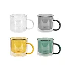 BESTHOT 多用途雙層玻璃杯(買二送二) 一組四色