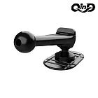 QinD 車用黏貼式雷達1號支架-通用球頭(17mm) -黑色