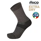 MICO 天絲中筒多功能運動襪 CA1550/S-XL S 161深棕色