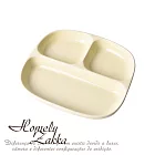 【Homely Zakka】北歐風長橢圓型陶瓷分隔餐盤/211餐盤_6色任選 珍珠黃色