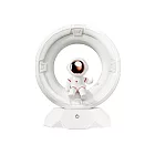 太空人夜燈 三色氛圍燈 療癒系床頭燈 智能夜燈 充電式 伴睡燈 交換禮物 桌面擺飾 柔光護眼 白色
