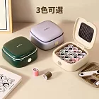 【極簡哲學】2盒組 磁吸收納針線盒 加贈16色縫紉線 灰藕紫
