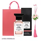 Tom Ford 私人調香系列-東方玫瑰淡香精 Rose DE Chine(50ml)附提袋+玫瑰心語香氛擴香石掛飾-情人節獻禮-國際航空版