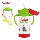 日本 吸管型不鏽鋼兩用杯(350ml) 好餓毛毛蟲