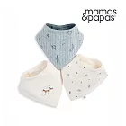 Mamas & Papas 圍兜兜3件組-荒原日常