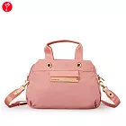 satana - Soldier 暖洋洋手提斜背包-  霧櫻粉