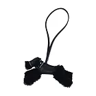 Hermes 愛馬仕 Budy Charm 羊毛卯釘獵狐梗犬吊飾-黑色 黑色