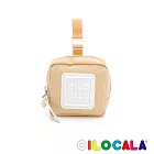 CILOCALA 亮彩尼龍防潑水可扣式零錢包 芒草駝