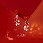 【SOLARFRi】新年吉祥銀針耳環｜富貴錦鯉好運旺旺親膚銀針耳環 附品牌禮盒包裝(閨蜜情人女友母親老婆禮物)