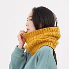 好我_Lulu麻花抓毛絨保暖脖圍 FREE 向日葵黃