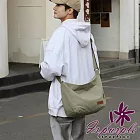 【iSPurple】純色休閒 日常通勤尼龍輕巧斜跨包/顏色可選 綠色