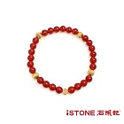 石頭記-紅瑪瑙手鍊-鴻福納財 錢幣款