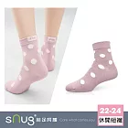 【休閒短襪1雙-QQ紫】sNug給足呵護 日常穿搭 短筒襪 吸汗 透氣 10秒除臭 永久有效 台灣製 / QQ紫22-24