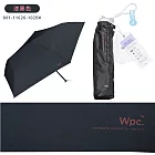 日本Wpc.超輕量airlight摺疊傘PARASOL MINI防曬UPF50+遮陽傘801-11626-102折傘雨傘(重120克/直徑86cm;遮光100%抗UV) 漆黑