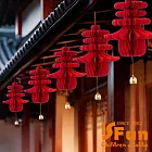 【iSFun】喜迎新春 立體植絨布氣氛佈置鈴鐺掛飾/款式可選 大號葫蘆