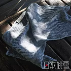 【日本桃雪】SEK抗菌防臭檜木鬆餅紋迷你浴巾 (礦藍) | 鈴木太太公司貨