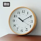 【日本霜山】北歐風靜音掛鐘/時鐘/掛牆鐘-25cm