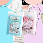 吉伊卡哇-輕便雨衣-成人-藍x3+粉x3